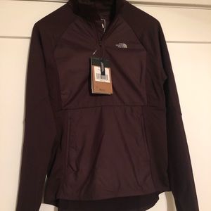 The North Face running jacket, sz small, brown